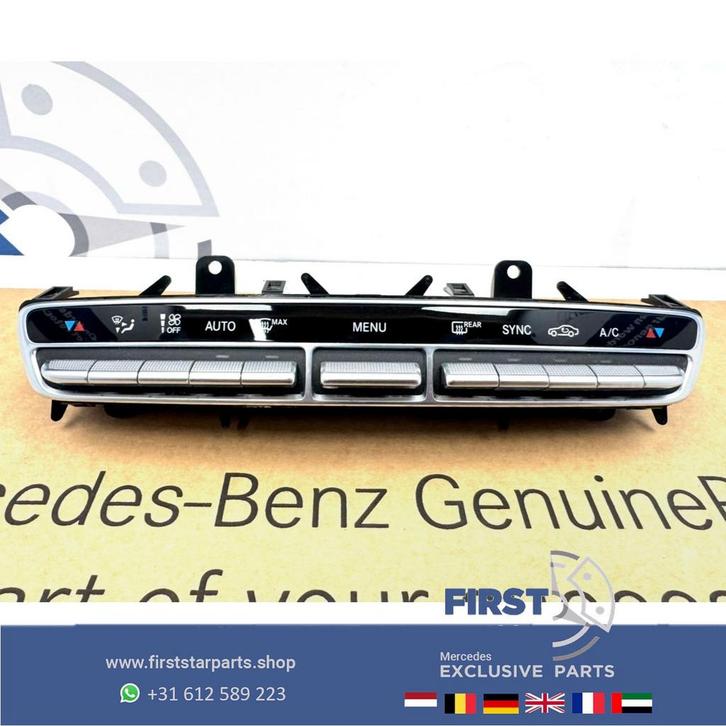 A2059054706 Kachel bediening W205 W253 airco schakelaar Merc, Auto-onderdelen, Dashboard en Schakelaars, Mercedes-Benz, Gebruikt