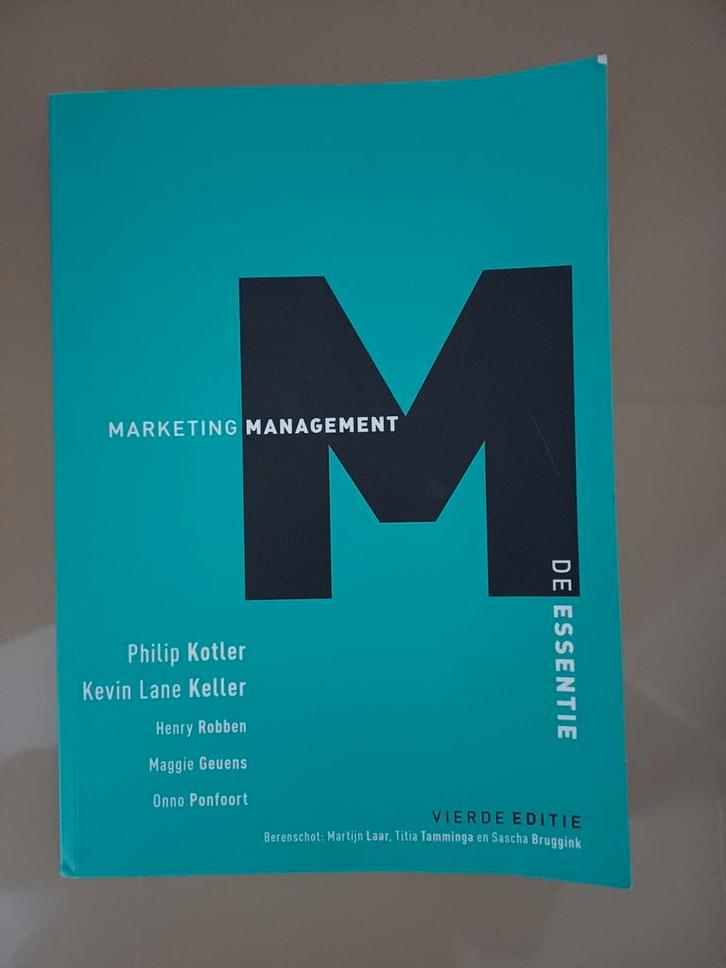 Kevin Lane Keller - Marketingmanagement, Boeken, Schoolboeken, Zo goed als nieuw, Nederlands, Overige niveaus, Ophalen of Verzenden