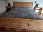 slaapkamerbed, Ophalen, Overige materialen, Bruin, 210 cm