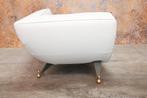 NIEUWbeklede witte leren Montis Quintus design chaise longue, Huis en Inrichting, Eenpersoons, Montis, Design, Montis