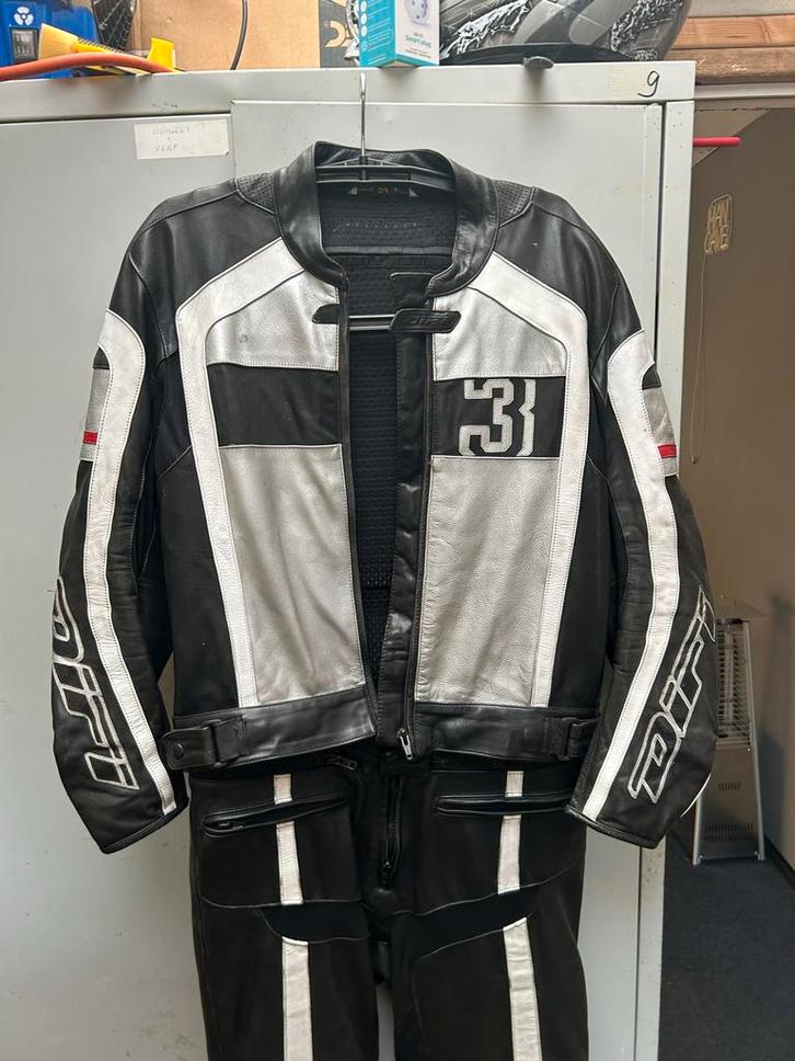 Difi Leren Motorpak Maat 54 - Zo Goed Als Nieuw!, Motoren, Kleding | Motorkleding, Combipak, Heren, Tweedehands, Ophalen of Verzenden