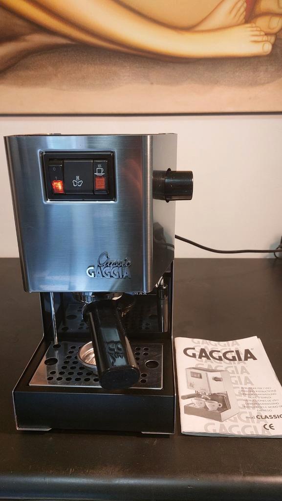 Gaggia Classic Pro 2007, Witgoed en Apparatuur, Koffiezetapparaten, Gebruikt, Gemalen koffie, Espresso apparaat, 1 kopje, Ophalen of Verzenden