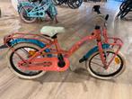 Loekie prinses 16” meisjesfiets transportfiets zalmroze, Ophalen of Verzenden, Zo goed als nieuw, 16 inch, Handrem