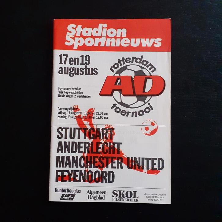 Programma Feyenoord AD Toernooi 1984., Verzamelen, Sportartikelen en Voetbal, Gebruikt, Boek of Tijdschrift, Feyenoord, Ophalen of Verzenden
