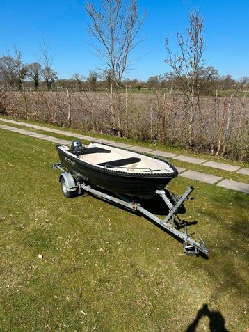 Armiral 390 boot met kanteltrailer en 6 pk + zeilboot beschikbaar voor biedingen