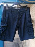 Donkerblauwe korte broek, Ophalen of Verzenden, Zo goed als nieuw, Maat 46 (S) of kleiner, Blauw