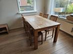 Eiken houten Eettafel, Huis en Inrichting, Tafels | Eettafels, Ophalen, 100 tot 150 cm, 50 tot 100 cm, Landelijk