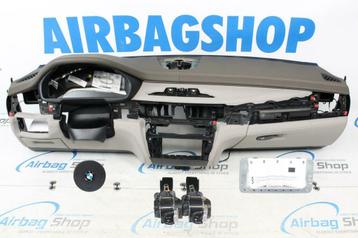 Airbag set Dashboard M bruin/grijs leder HUD BMW X5 F15 beschikbaar voor biedingen