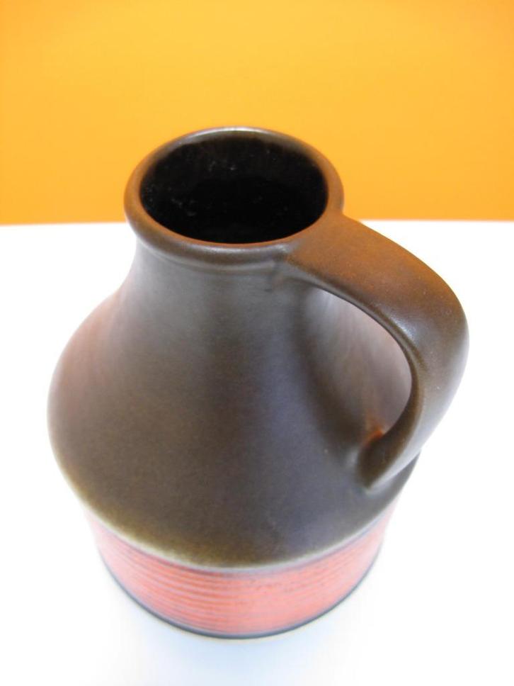 retro vintage keramiek vaas Dümler & Breiden W.Germany 70s, Huis en Inrichting, Woonaccessoires | Vazen, Zo goed als nieuw, Oranje