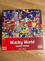 Leuke Wacky World Puzzel - 1000 Stukjes, Ophalen of Verzenden, 500 t/m 1500 stukjes, Zo goed als nieuw, Legpuzzel