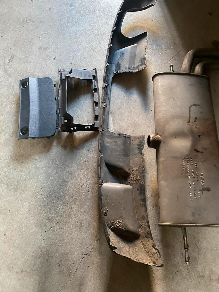 Audi A3 Limousine Uitlaat & Achter Diffuser, Auto-onderdelen, Uitlaatsystemen, Audi, Gebruikt, Ophalen of Verzenden