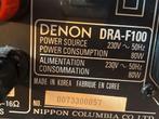 Denon receiver DRA-F100, Ophalen of Verzenden, Zo goed als nieuw, Minder dan 60 watt, Denon