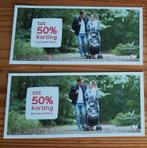 CENTERPARCS KORTINGSBONNEN, nog 1 code !, Tickets en Kaartjes, Kortingen en Cadeaubonnen, Drie personen of meer, Kortingsbon, Bungalowpark