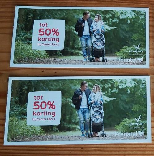 CENTERPARCS KORTINGSBONNEN, nog 1 code !, Tickets en Kaartjes, Kortingen en Cadeaubonnen, Drie personen of meer, Bungalowpark