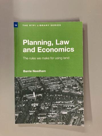 Planning, Law and Economics - Barrie Needham beschikbaar voor biedingen
