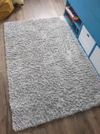 Hoogpolig vloerkleed lichtgrijs 120x180, Ophalen, Gebruikt, Rechthoekig