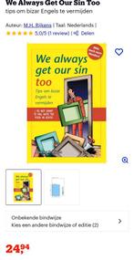 Taal boek : We Always Get Our Sin too lees maar kleur beetje, Boeken, Taal | Overige Talen, Ophalen of Verzenden, Zo goed als nieuw