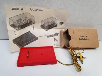 FALLER AMS 4800 P Prüfplatte met handleiding in OVP z.g.a.n. beschikbaar voor biedingen