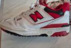 New Balance 550 white and red, Wit, New Balance, Ophalen of Verzenden, Zo goed als nieuw