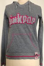 Vintage PINKPOP sweatshirt met capuchon maar S, Grijs, Ophalen of Verzenden, Zo goed als nieuw, Maat 36 (S)