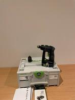 Festool c18 accuboormachine, Doe-het-zelf en Verbouw, Gereedschap | Boormachines, Ophalen of Verzenden, Zo goed als nieuw, Boor- en Schroefmachine
