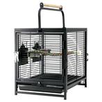 Keddoc Transportkooi Transporter Zwart – 47,6 x 37,5 x 45,7, Ophalen of Verzenden, Nieuw, Metaal, Vogelkooi
