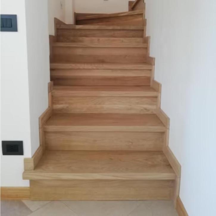 Eiken overzettreden voor traprenovatie breedte 80 tot 150 cm, Doe-het-zelf en Verbouw, Ladders en Trappen, Nieuw, Minder dan 2 meter
