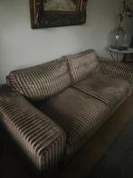 Stoere bruine ribbank, model Pittsburgh., Ophalen, Stof