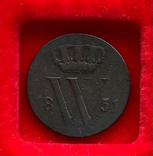 VERSCHILLENDE JAREN halve cent Willem III (oude variant), Postzegels en Munten, Munten | Nederland, Losse munt, Overige waardes