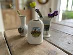 3 kleine vintage vaasjes porselein. Souvenir Duitsland., Antiek en Kunst, Ophalen