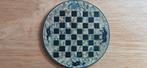 Afrikaans rond schaakbord van zeepsteen soapstone, Ophalen of Verzenden
