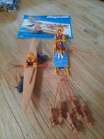 Playmobil vintage 3466 (1985) Eskimo’s en kajak, Ophalen of Verzenden