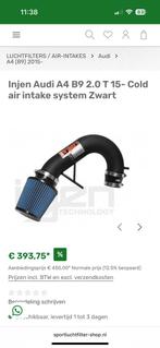 Injen Air Intake voor Audi 2.0 TFSI, Ophalen of Verzenden, Nieuw, Audi