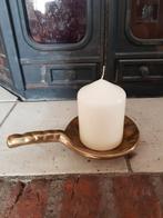 Art Deco massief messing of Bronzen Kandelaar - Antiek, Ophalen of Verzenden, Koper of Brons