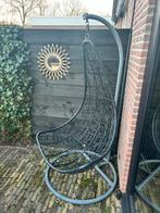 Hangstoel tuin egg chair antraciet zonder kussens tuinstoel, Tuin en Terras, Ophalen