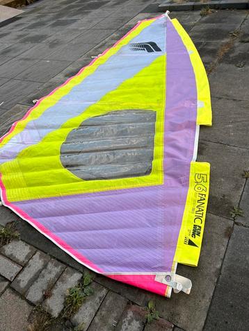 Fanatic Surf Zeil 5,6 m2 - Topstaat! beschikbaar voor biedingen