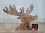 Kerst decoratie houten hoofd eland / rendier nieuw, Diversen, Kerst, Ophalen of Verzenden, Nieuw