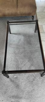 Salontafel glas, Huis en Inrichting, Tafels | Salontafels, 100 tot 150 cm, Minder dan 50 cm, Rechthoekig, 50 tot 100 cm
