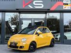 Fiat 500 C 0.9 TwinAir Turbo Sport 105pk Cabrio Climate Pdc, Voorwielaandrijving, Gebruikt, Zwart, Overige kleuren