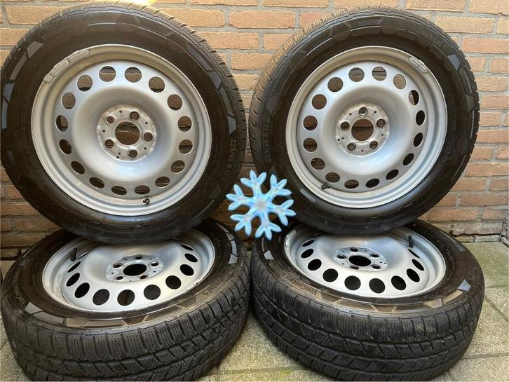 2x8/2x7 17” Mercedes Vito V-klasse EQV Continental winterset, Auto-onderdelen, Banden en Velgen, Banden en Velgen, Winterbanden