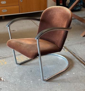 Vintage Gispen 414 fauteuil beschikbaar voor biedingen