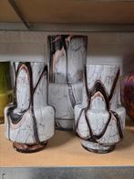 3x Design vaas Nuovo - Fidrio ONYX FLAME - glas, Ophalen, Overige kleuren, Minder dan 50 cm, Glas
