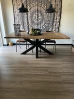 Eet tafel, Huis en Inrichting, Tafels | Eettafels, Ophalen, 100 tot 150 cm, Eikenhout, Zo goed als nieuw