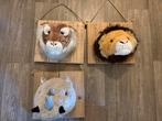 Pluche Dierenkoppen Wanddecoratie, Ophalen, Zo goed als nieuw