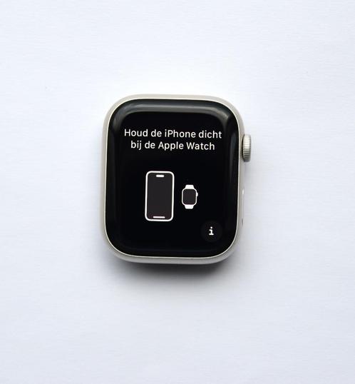 Apple Watch Series 8 45mm Zilver: perfecte staat, garantie, Sieraden, Tassen en Uiterlijk, Smartwatches, Zo goed als nieuw, iOS