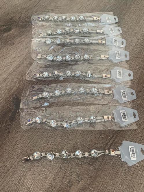 Partij 8 stuks armbanden strass A19, Sieraden, Tassen en Uiterlijk, Armbanden, Nieuw, Overige materialen, Overige kleuren, Ophalen of Verzenden