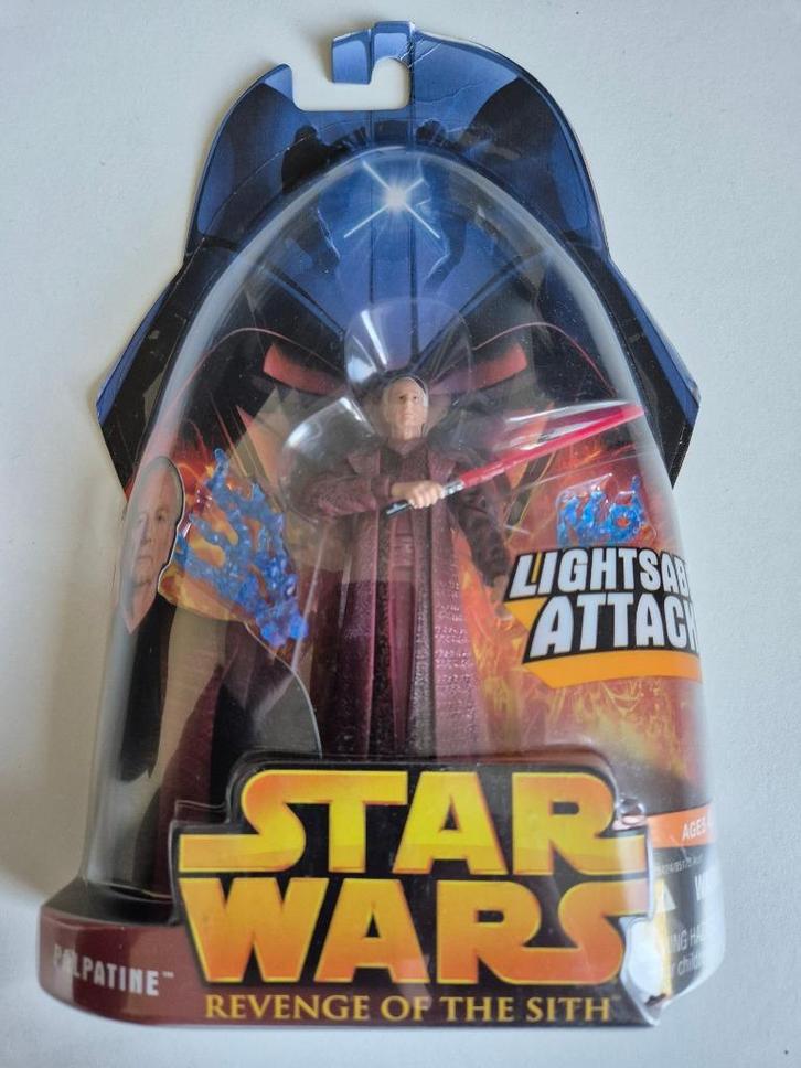 Star Wars ROTS 35 Palpatine Red Lightsaber Attack, Verzamelen, Star Wars, Nieuw, Actiefiguurtje, Ophalen of Verzenden