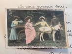 19-9-1905 En Promenade - drie jongedames en een koetsje (FR), Verzamelen, Ansichtkaarten | Themakaarten, Ophalen of Verzenden