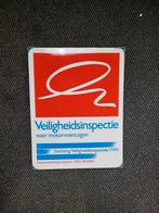 Emaille reclamebord veiligheidinspectie/garage/bovag/mancave, Verzamelen, Ophalen of Verzenden, Gebruikt, Reclamebord