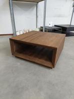 Riviera Maison salontafel hout 90 x 90 x 42, Ophalen, 50 tot 100 cm, Vierkant, 50 tot 100 cm